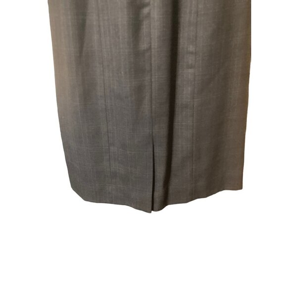 VTG Women's Pendleton Size 2 Petite Blue Gray Pencil Virgin Wool Dress Lined EUC - Picture 6 of 10